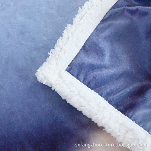 Faux Fur Super Cosy Sublimation Tier Baby Sherpa Fleece Decke für Winterflausch